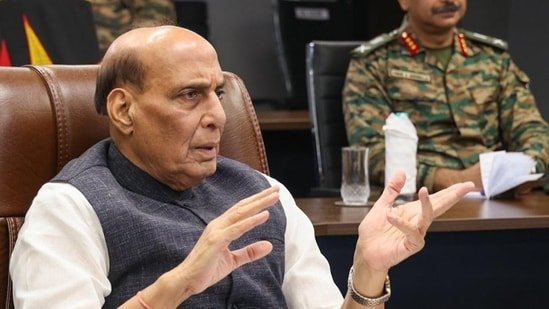 Defence Minister Rajnath Singh. (Rajnath Singh | Official X account)