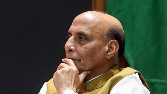 Defence minister Rajnath Singh(File photo)