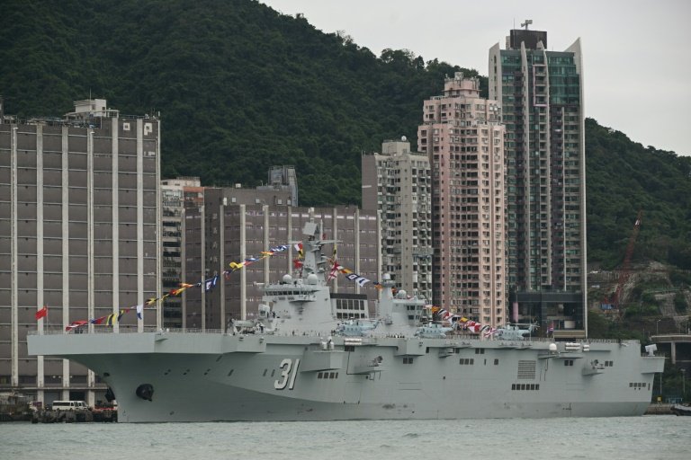 Advanced Chinese Warship Showcased In Hong Kong