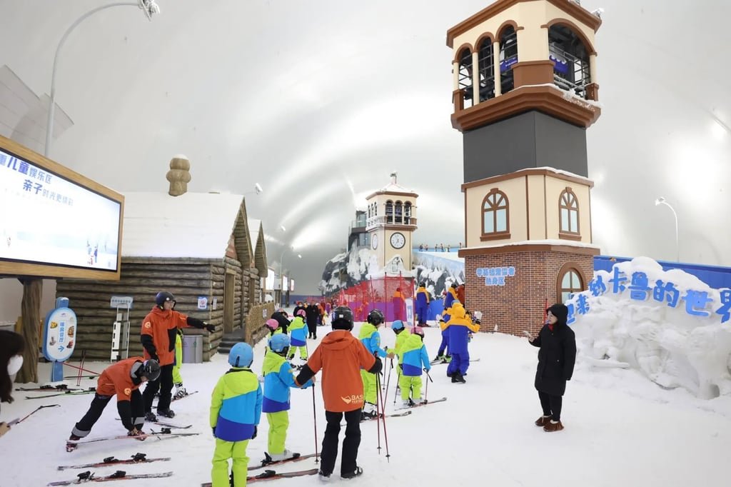 Karoo Snow and Ice World, an indoor ski resort in Shenzhen. Photo: Weibo