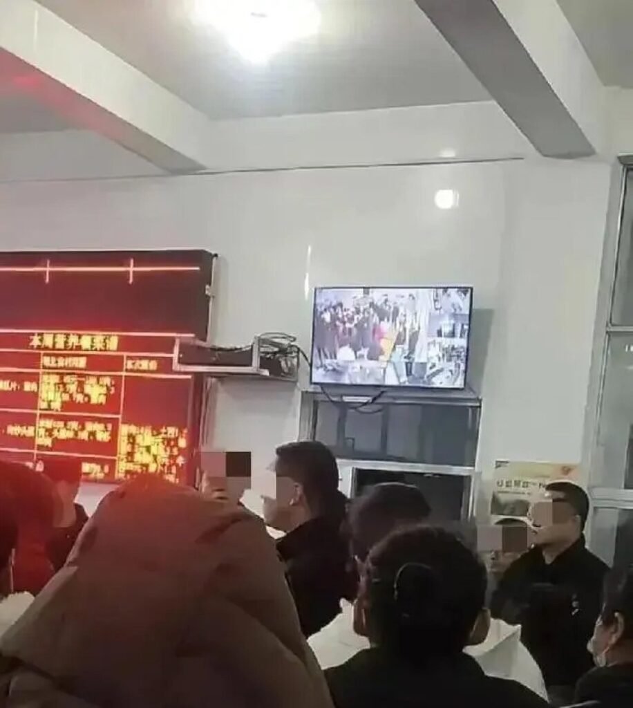 Parents were emotionally traumatised when they attended a meeting to witness the incident on video. Photo: Baidu