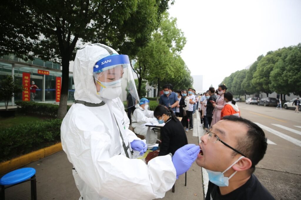 Mass Compulsory COVID Test in Wuhan, China