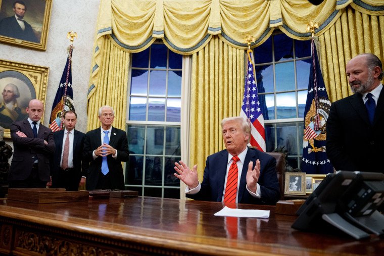 Image: President Trump Signs Executive Orders At The White House