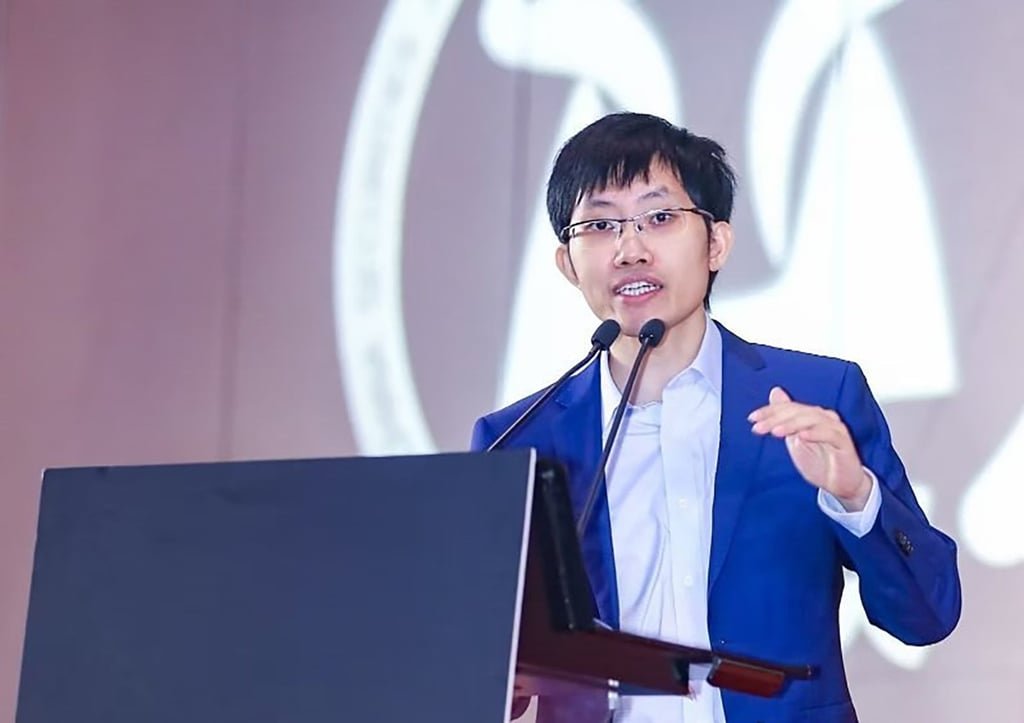 Liang Wenfeng, founder of Chinese AI company DeepSeek. Photo: Weibo