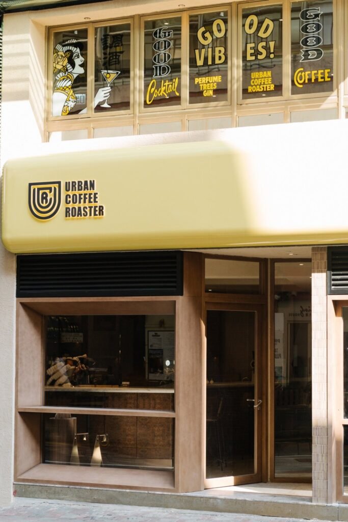 Urban Coffee Roaster’s split-level location on Hollywood Road in Central, Hong Kong Island. Photo: Urban Coffee Roaster