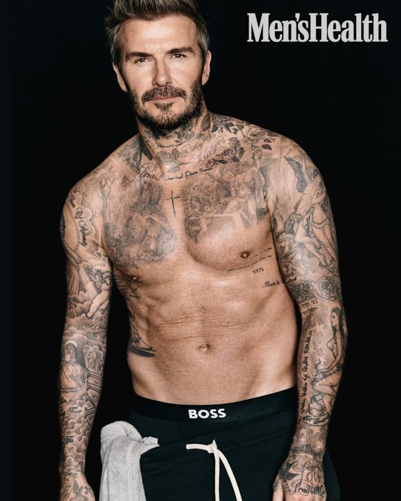 David Beckham Men's Health UK