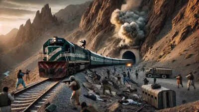 Pakistan hints at India role in deadly train hijacking