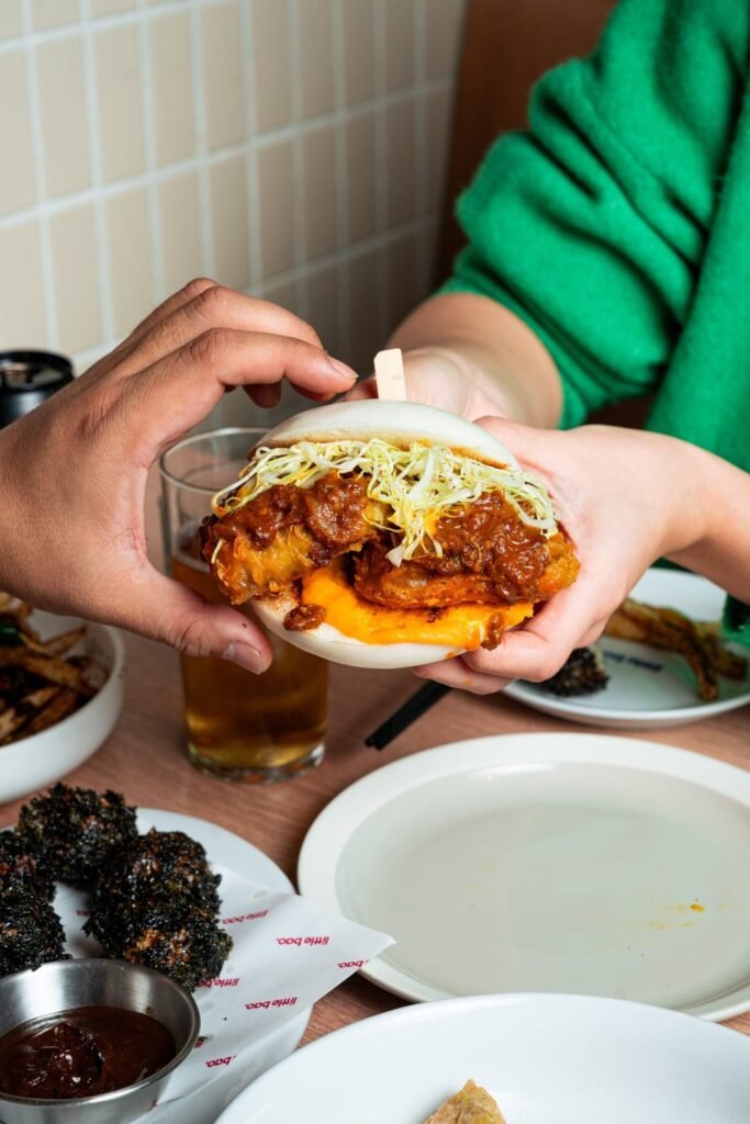 The Curry Brisket Bao from little Bao’s new seasonal menu. Photo: Handout