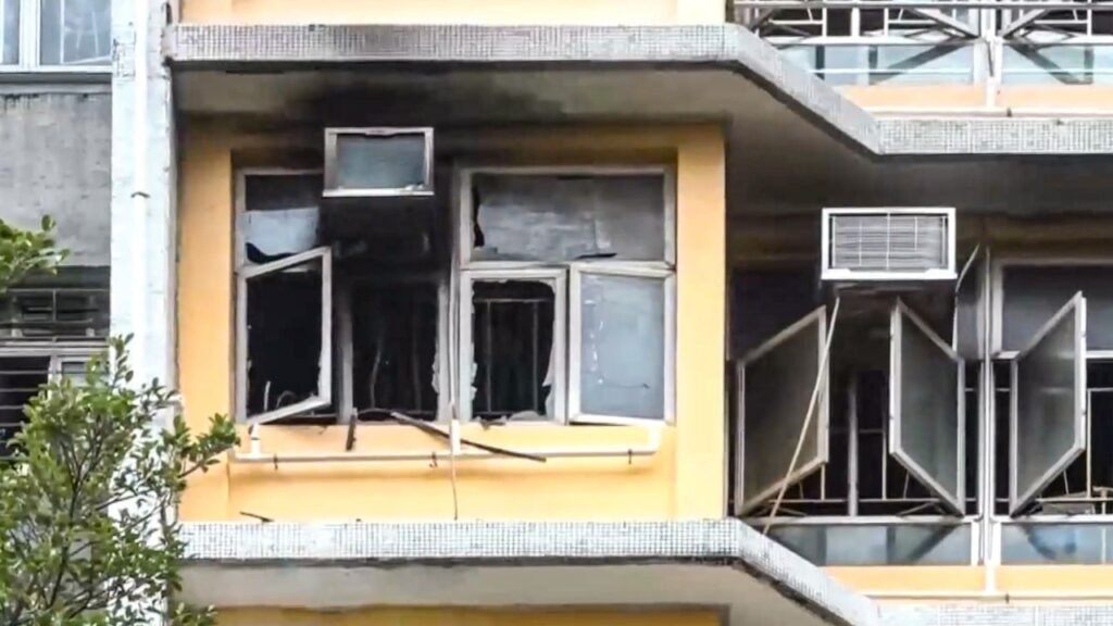 Hong Kong woman dies after being rescued from public housing estate fire