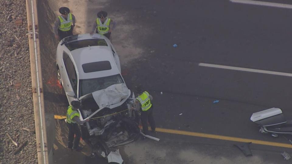 I-485 outer closed in south Charlotte due to wreck involving state trooper