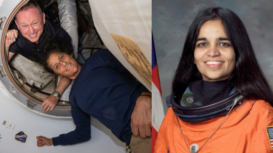 Sunita Williams and Kalpana Chawla shared a love for samosas, one of the most popular Indian snacks. (Photo by Handout / NASA / AFP) / RESTRICTED TO EDITORIAL USE - MANDATORY CREDIT "AFP PHOTO / NASA" - NO MARKETING NO ADVERTISING CAMPAIGNS - DISTRIBUTED AS A SERVICE TO CLIENTS, HT Photo)