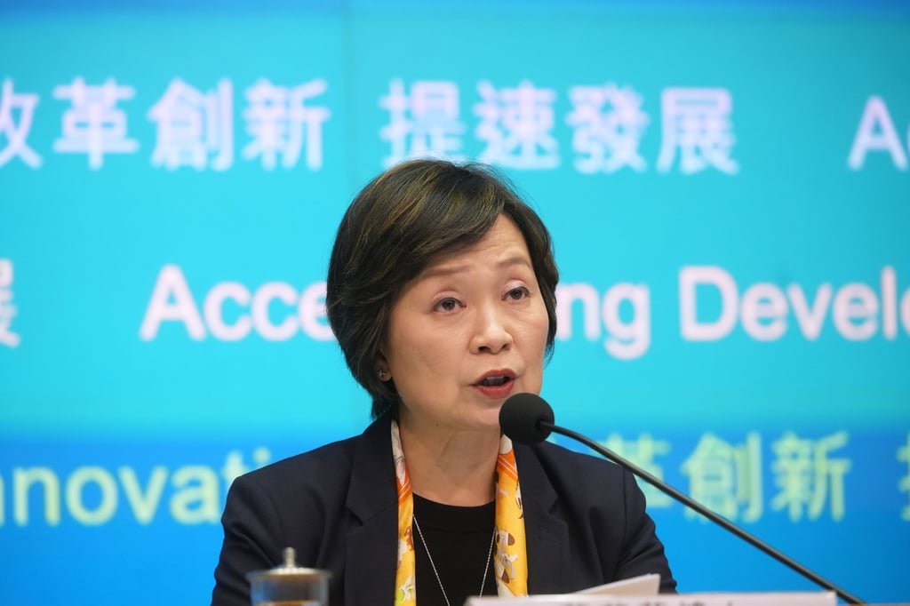 Education chief Christine Choi has promised to enhance safety protocols and implement preventive measures against infectious diseases. Photo: Sun Yeung