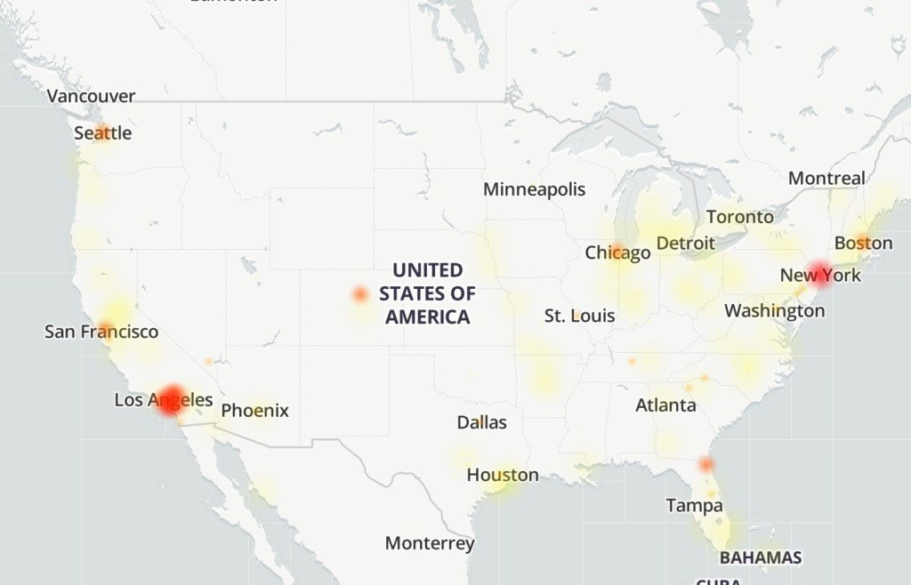 X crash map.