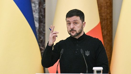 Ukrainian President Volodymyr Zelensky claimed to have evidence that dozens of its citizens were being recruited by Moscow's army to fight.(AFP)