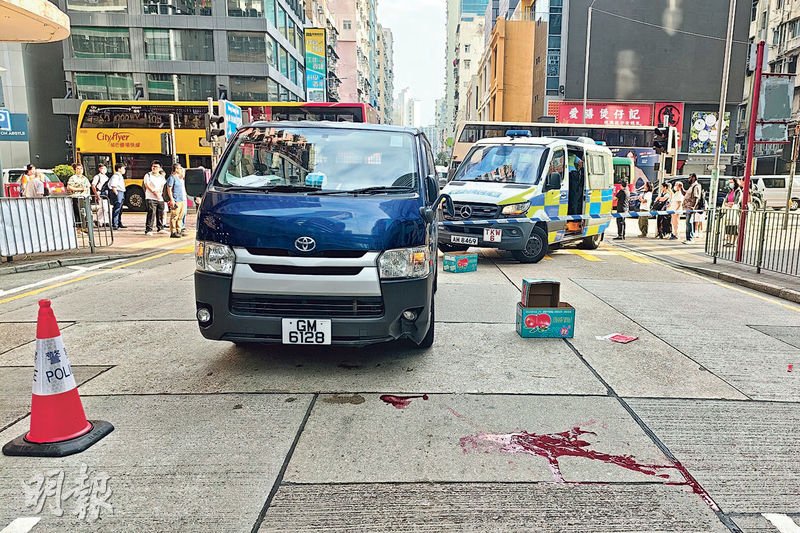 上海街過路男遭撞危殆 客貨車司機涉危駕被捕 - 20250528 - 港聞 - 每日明報