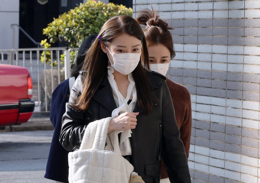 Irene Pun (left) appears at Kowloon City Court on February 10. Photo: Edmond So