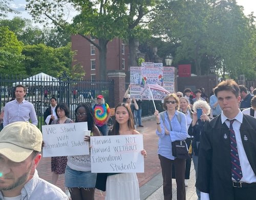 Harvard rally