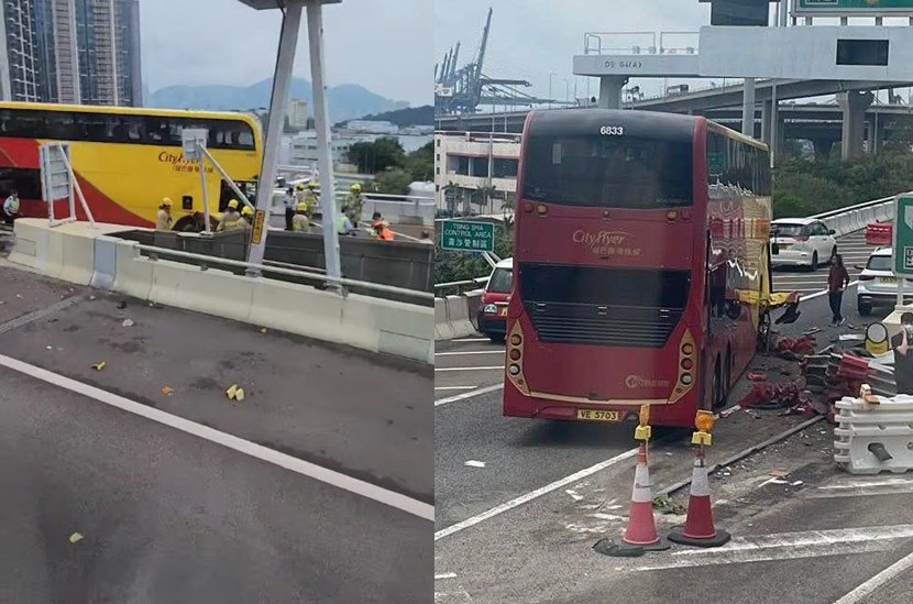 The aftermath of a Citybus crash