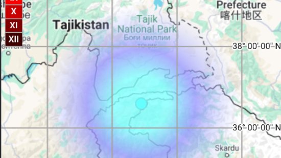 According to NCS, the earthquake hit at a depth of 10 kilometres (NCS)