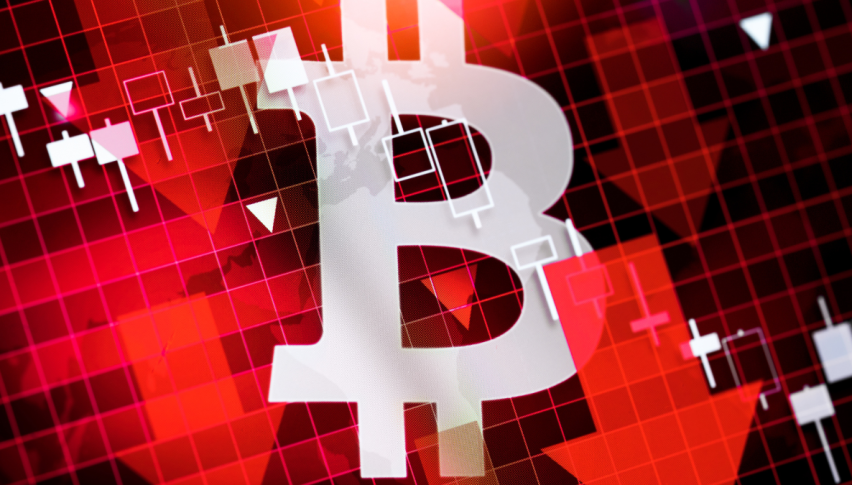 Bitcoin under $100,000 in motion