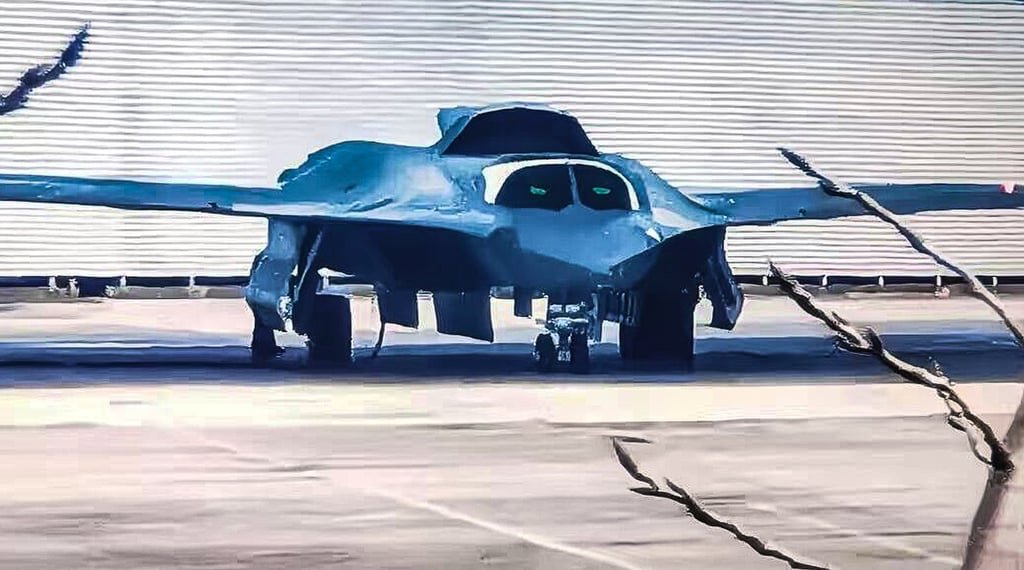 The latest image of a Chinese J-36 fighter started circulating on social media on Saturday. It is also the first to show the aircraft on the ground, reportedly on a Chengdu Aircraft Corporation tarmac. Photo: X/@WZZJWZ