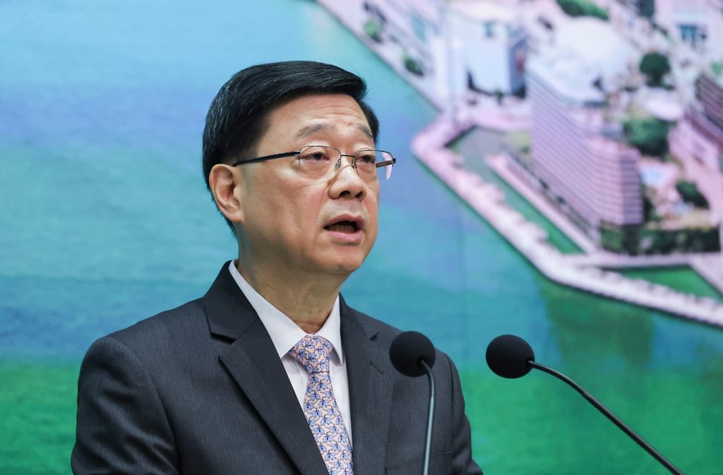 City leader John Lee has said food and hygiene authorities aim to deter activities that are not beneficial to national security. Photo: Dickson Lee