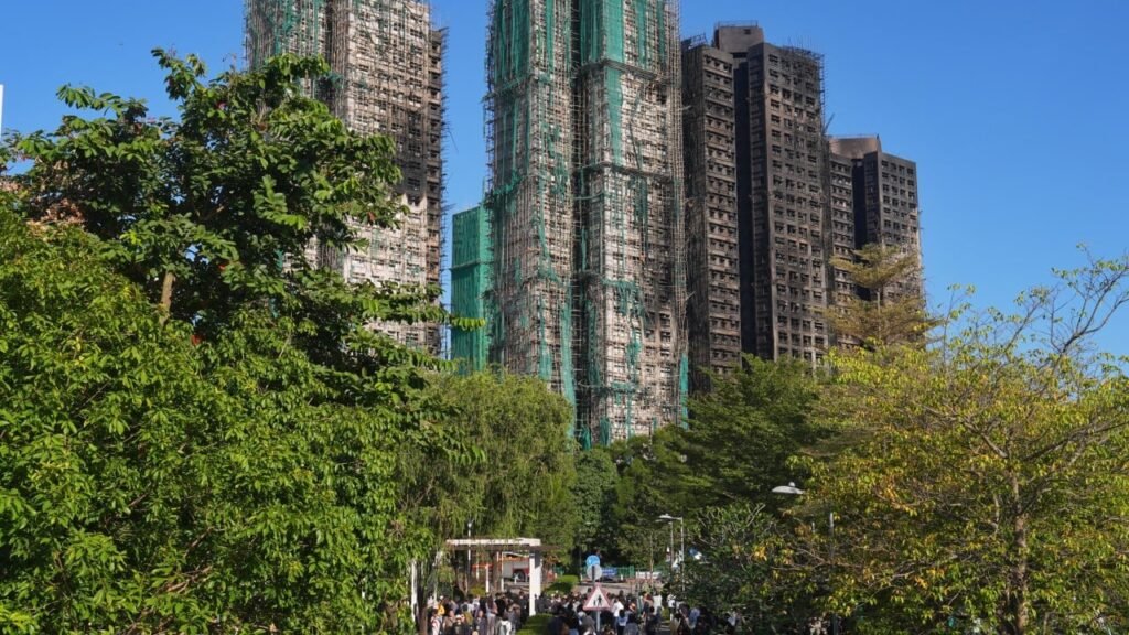 Hong Kong’s national security police question man over fire response petition