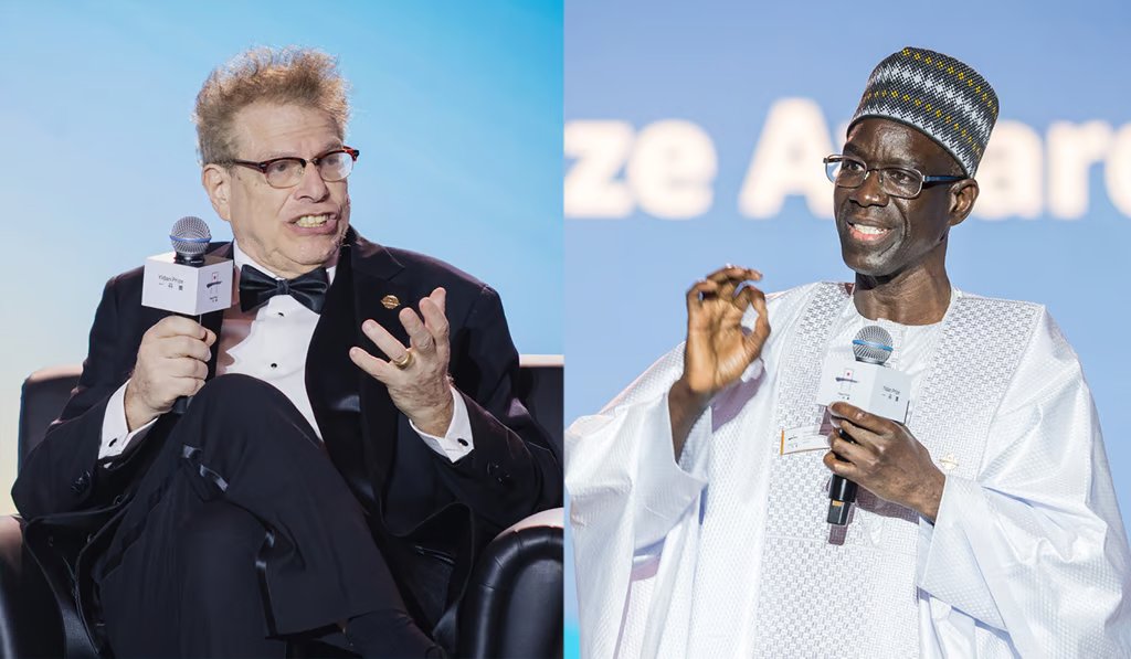 The 2025 Yidan Prize laureates Professor Uri Wilensky (left) and Mamadou Amadou Ly help remove barriers to education by transforming how learners access and engage with knowledge.