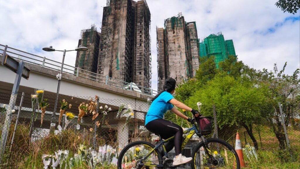 Residents of block to return to fire-ravaged Hong Kong estate to collect personal items