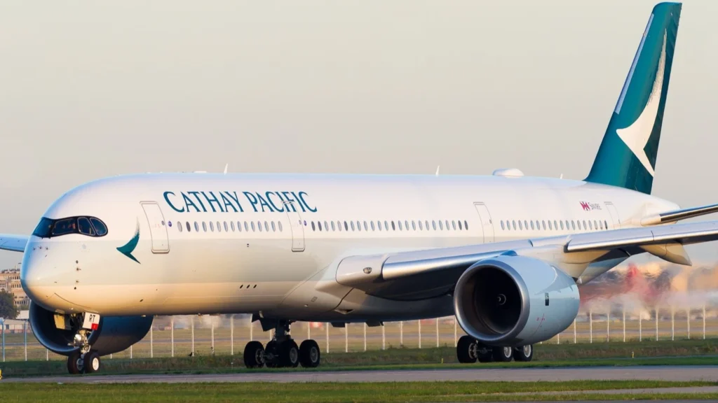 Cathay Pacific A350 Grounded After Emergency Landing at Hong Kong