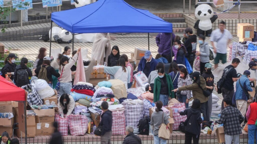 No tolerance for sabotage of Hong Kong fire relief efforts, John Lee warns