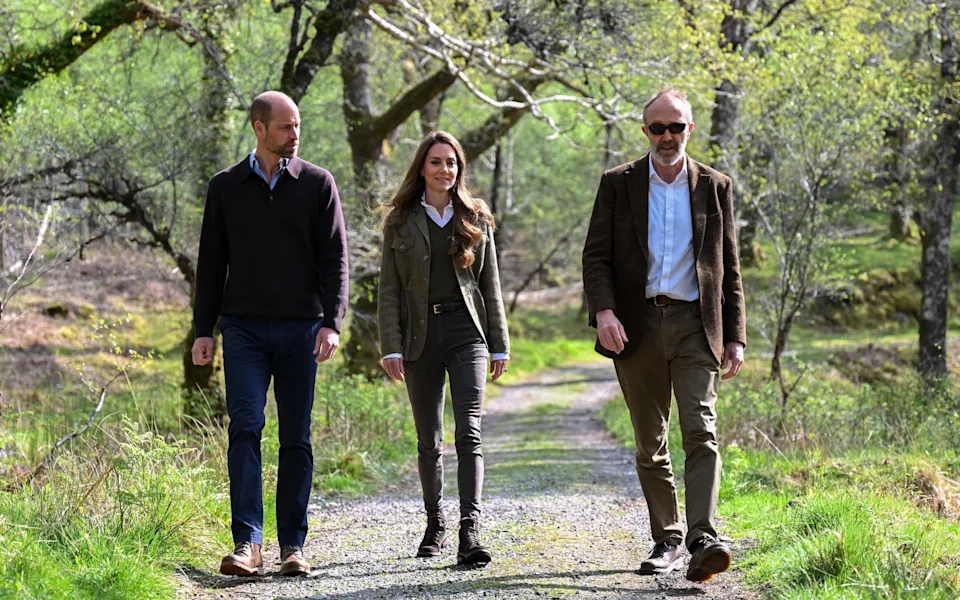 The Prince and Princess of Wales together travelled by helicopter to various joint engagements, including a visit to the Scottish Islands in April
