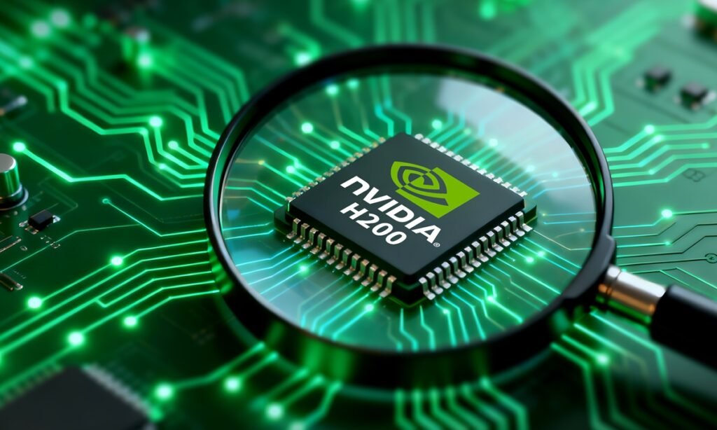 Nvidia H200 chip Photo: VCG