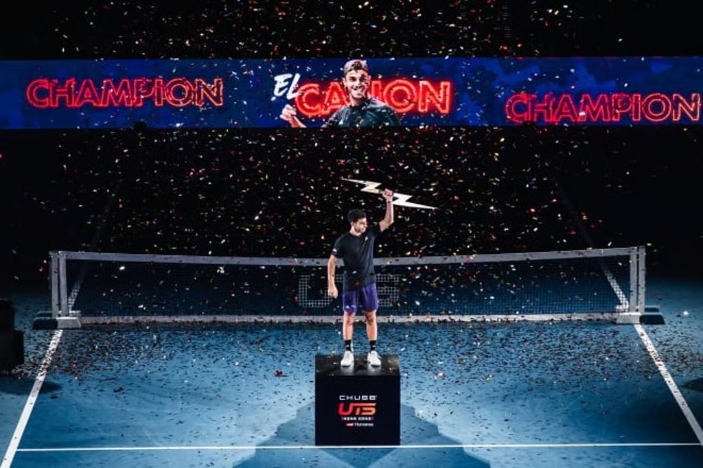 Francisco Cerundolo of Argentina was the first ever UTS Hong Kong Champion, held at Kai Tak Arena.