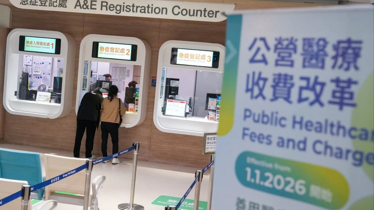 Hong Kong hospital A&E department visits fall 12% after new fees take effect