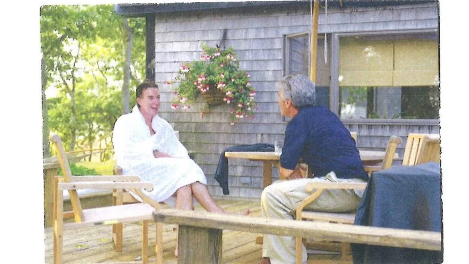 Mandelson (left) and Epstein (right) in a picture published by US lawmakers in September. - House Committee on Oversight and Government Reform