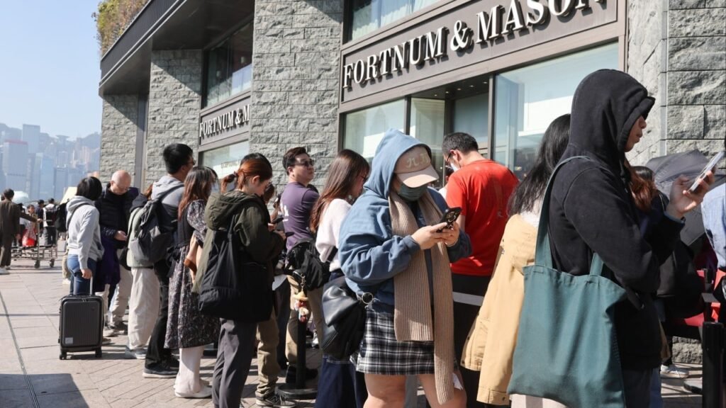 ‘Worth the wait’: hundreds queue for Fortnum & Mason’s Hong Kong branch closing sale