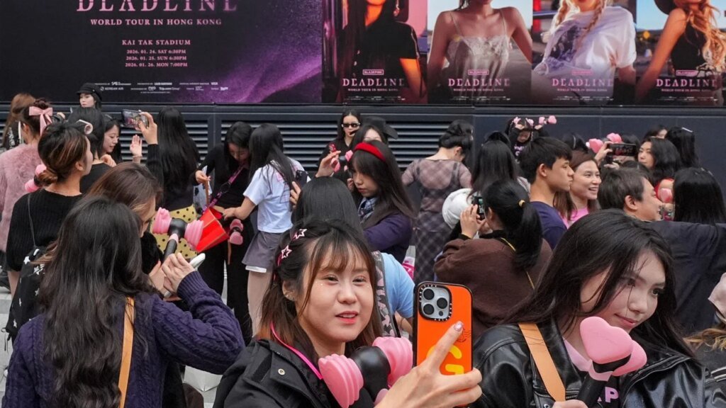 Blackpink lifts mainland Chinese arrivals in Hong Kong to January weekend record