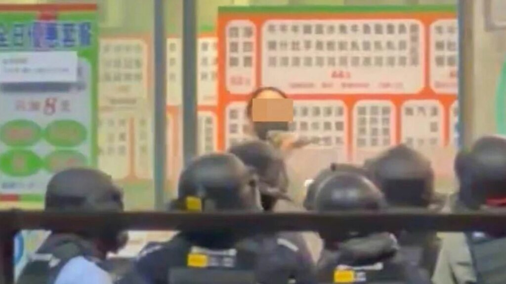 Woman arrested for brandishing cleaver at Hong Kong restaurant staff, police