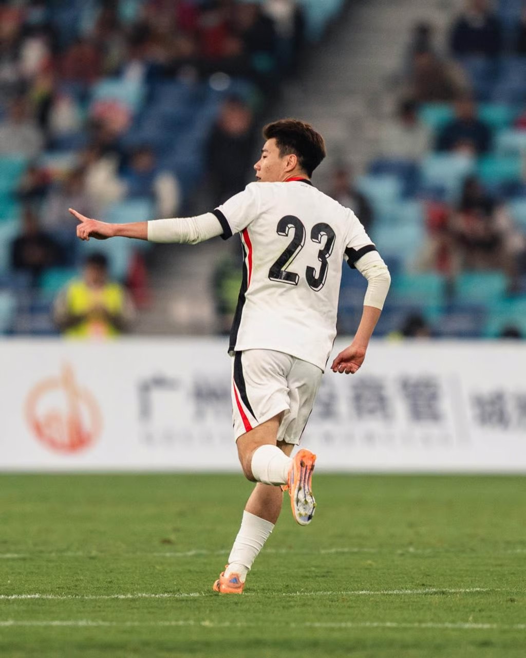 Sun Ming-him scored his side’s first goal against Guangdong for the second game running. Photo: HKFA