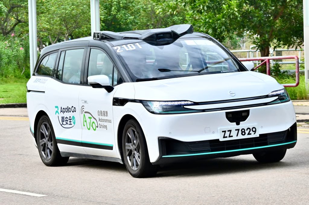 Baidu Apollo International is running a number of autonomous vehicle trials in Hong Kong. Photo: Handout