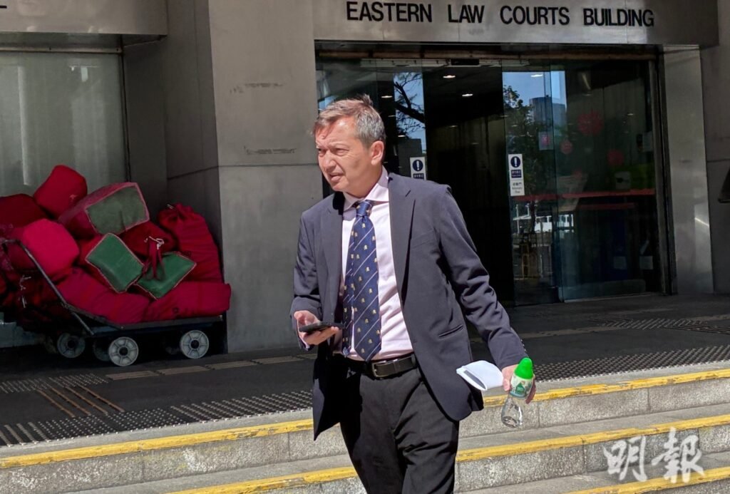 保監局時任法律總監郭家華。(余卓祈攝)