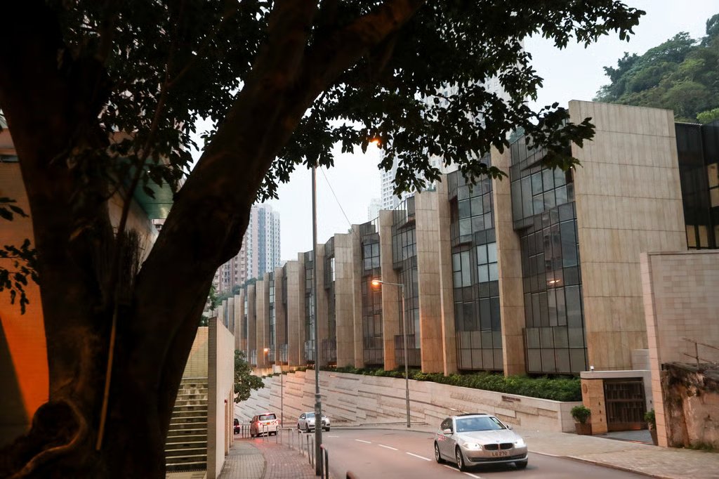 The development at 23-39 Blue Pool Road comprise 18 semi-detached, three-storey homes. Photo: Nora Tam