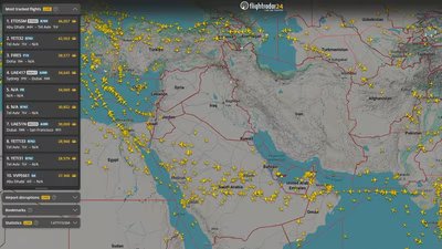 The Flightradar24 website was down for several users amid US-Iran conflict. (X/Flightradar24)