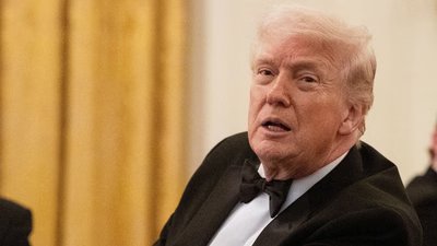 US President Donald Trump at an event at the White House. Rather than accept the ruling and go to US Congress, Trump moved immediately to reimpose tariffs through different legal routes. (Aaron Schwartz/Reuters Photo)