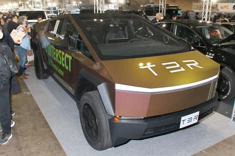 Tesla Cybertruck is on display during the Tokyo Auto Salon 2026 at Makuhari Messe in Chiba-Prefecture, Japan, in January. Tesla will no longer market its "Autopilot" driver-assistance system in California. File Photo by Keizo Mori/UPI