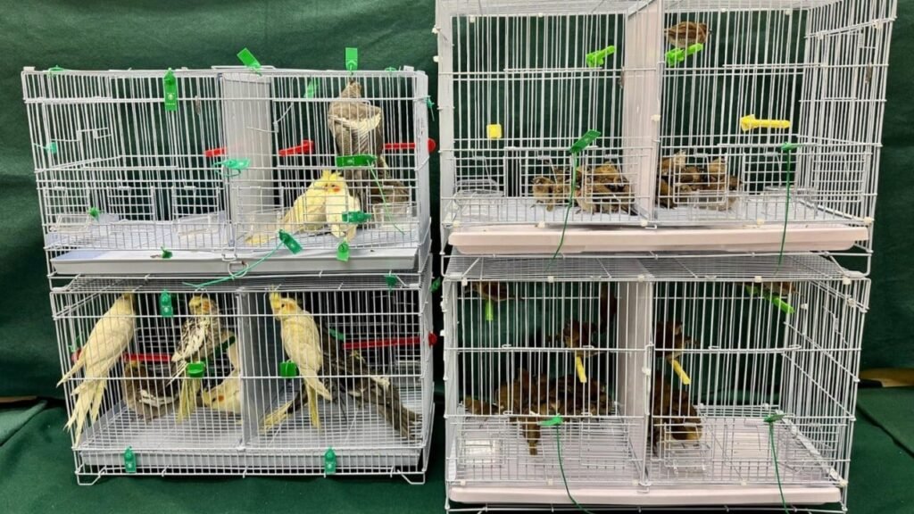 Woman arrested over illegally importing 112 birds worth HK$15,000