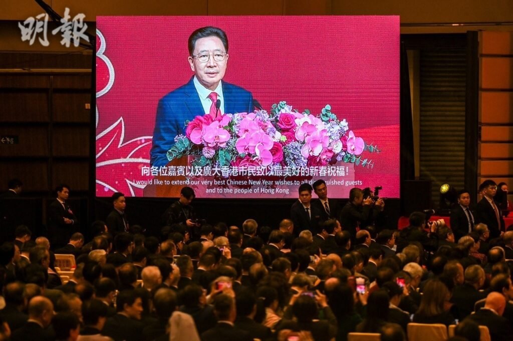中聯辦主任周霽。（盧曼盈攝）
