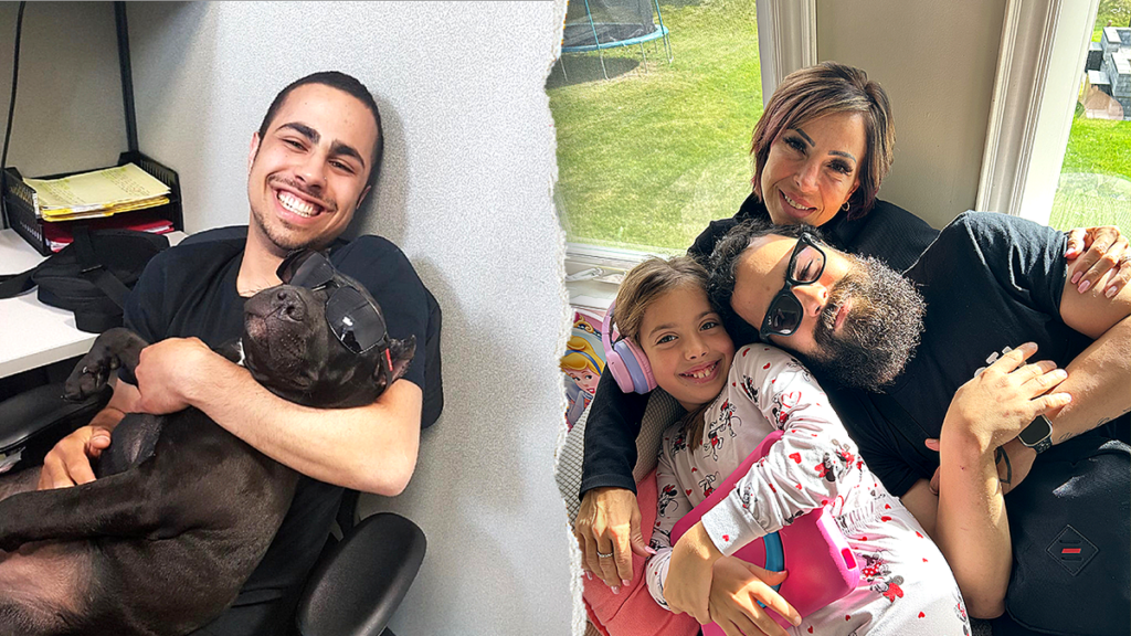 Kiano Vafaeian shown in family photos