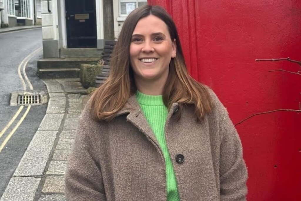 Rachael Ward, one of the Green Party's successful candidates in Penryn